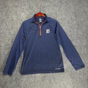 Majestic CoolBase Detroit Tigers 1/4 zip pullover size small
